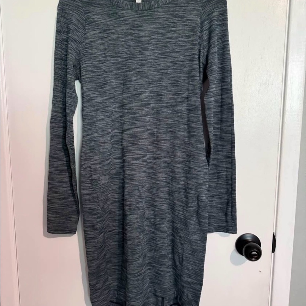 lululemon athletica Charcoal Long Sleeve Dress